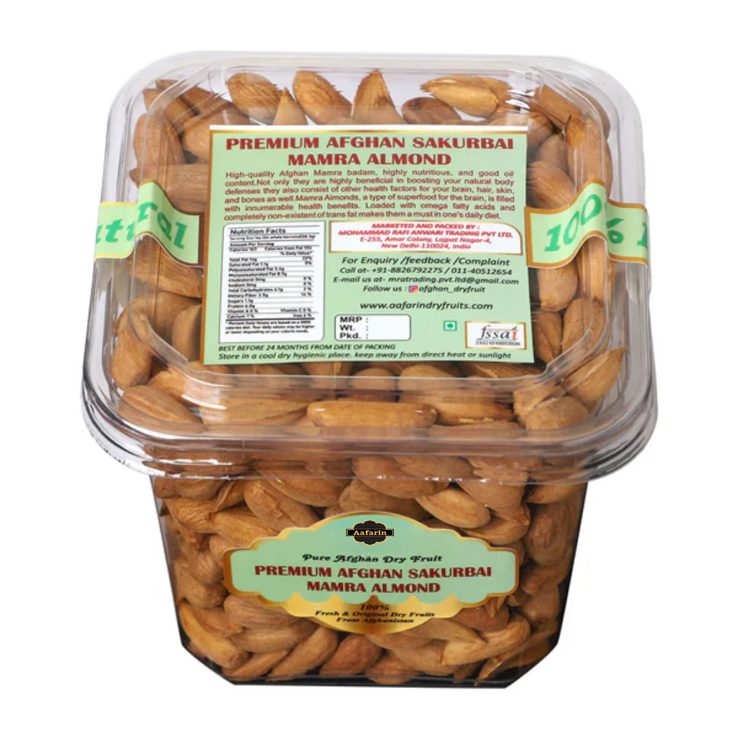 PREMIUM AFGHAN SAKURBAI MAMRA ALMOND (MAMRA GIRI BADAM) - Image 4